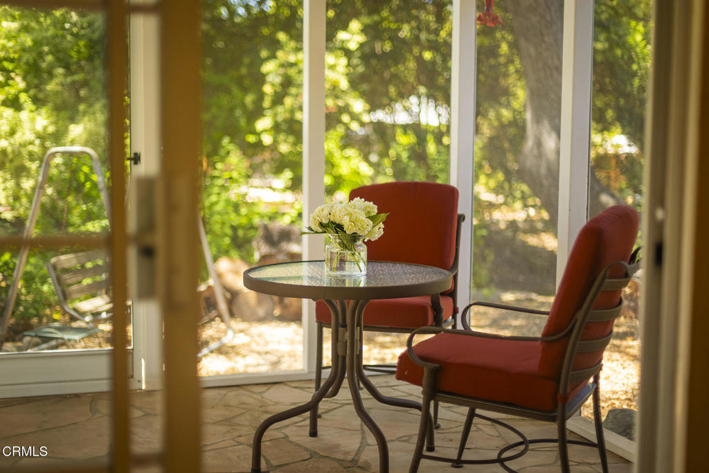 840 Fairview Road Ojai, CA 93023 - Photo 24 of 34 a dining room with furniture and window