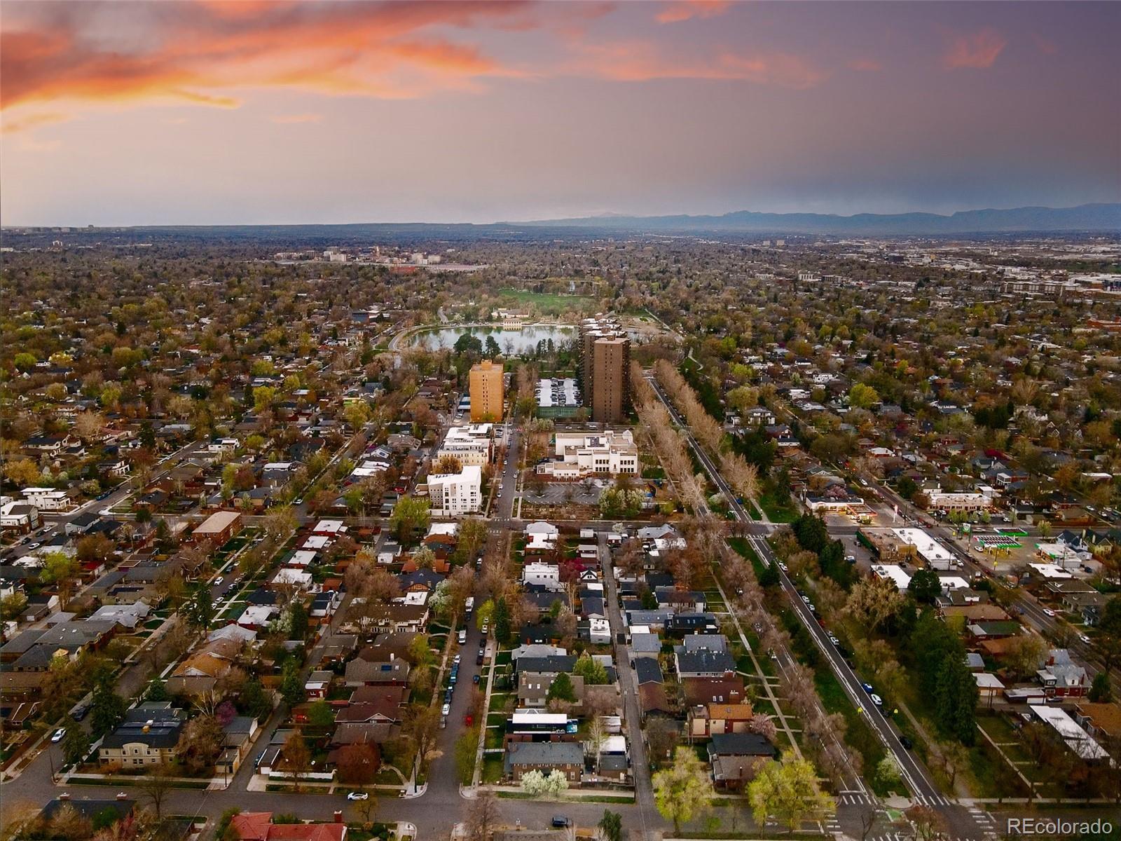201 South Lafayette Street Denver, CO 80209 - Photo 47 of 48 an aerial view of multiple house