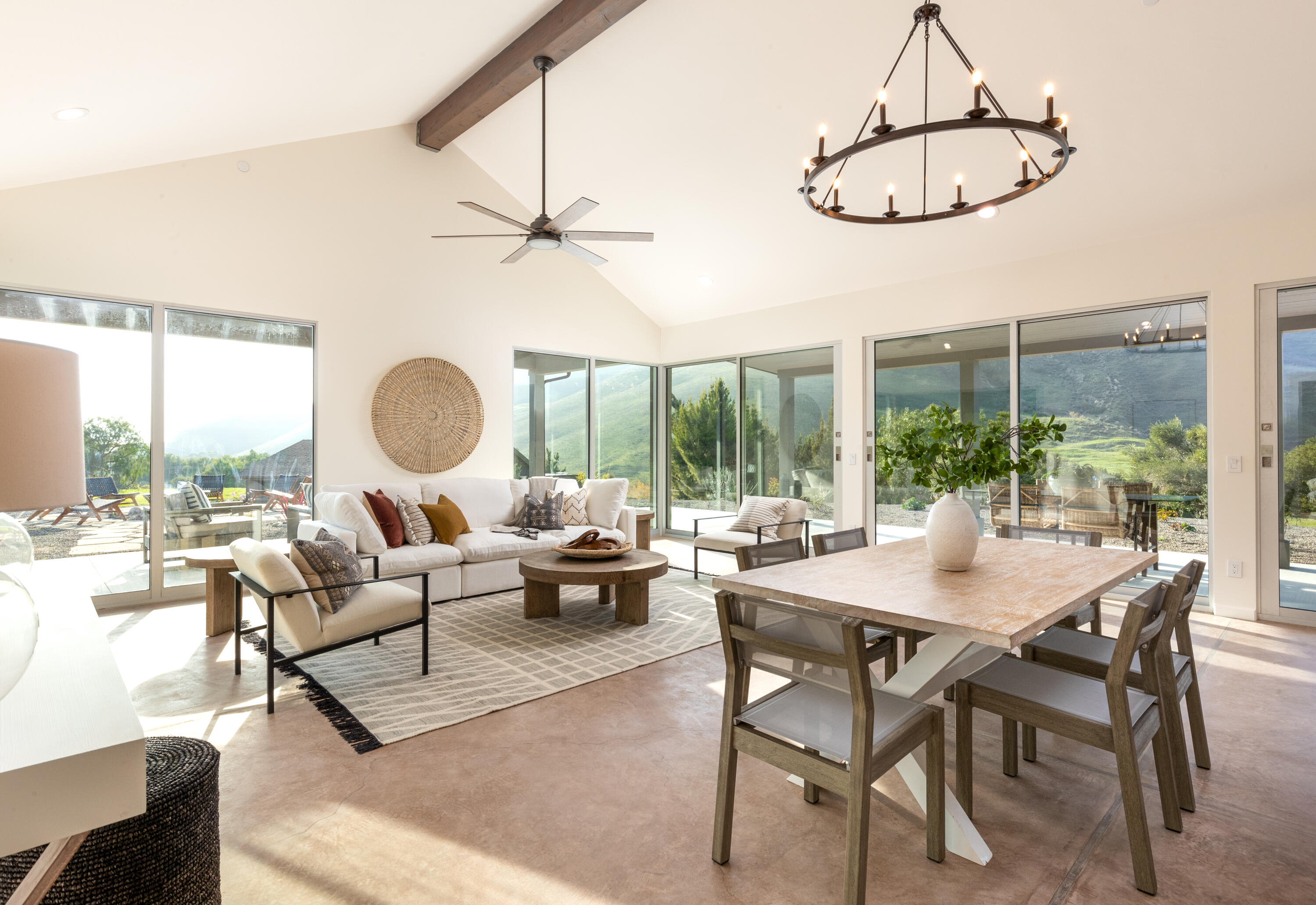 119 Hollister Ranch Road, Unit 1 Goleta, CA 93117 - Photo 3 of 41 a living room with furniture a large window and a table