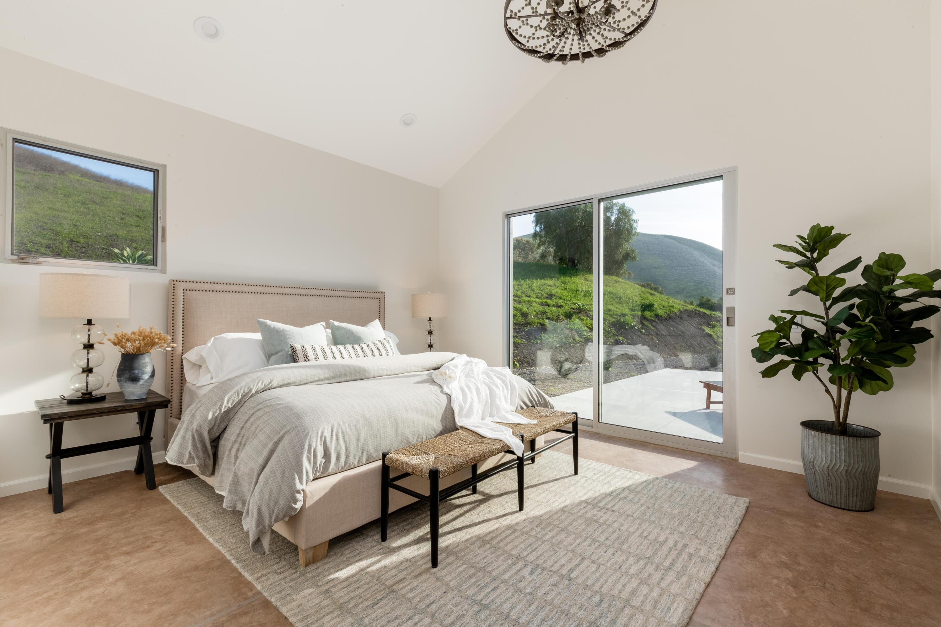 119 Hollister Ranch Road, Unit 1 Goleta, CA 93117 - Photo 10 of 41 a bed sitting in a bedroom next to a window