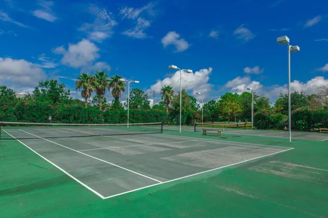 a view of a tennis court