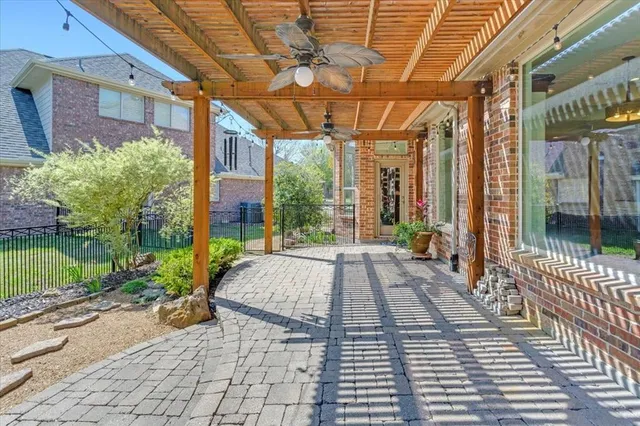 a house view with a sitting space