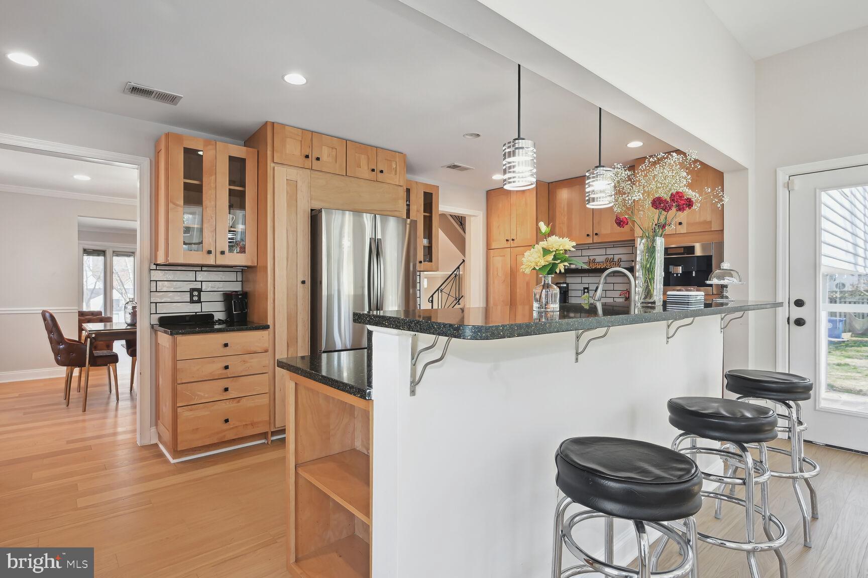 8516 West Howell Road Bethesda, MD 20817 - Photo 16 of 44 Kitchen view from the sun room