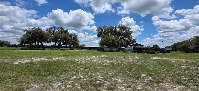 a view of a golf course