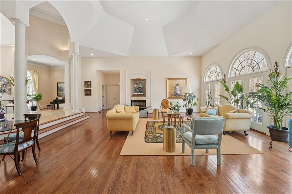 1296 Niskey Lake Road Southwest Atlanta, GA 30331 - Photo 7 of 88 a living room with furniture and a wooden floor