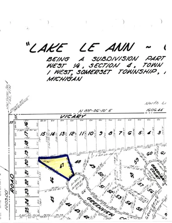 $14,000 | 11062 Greenview Court, Jerome, MI 49249