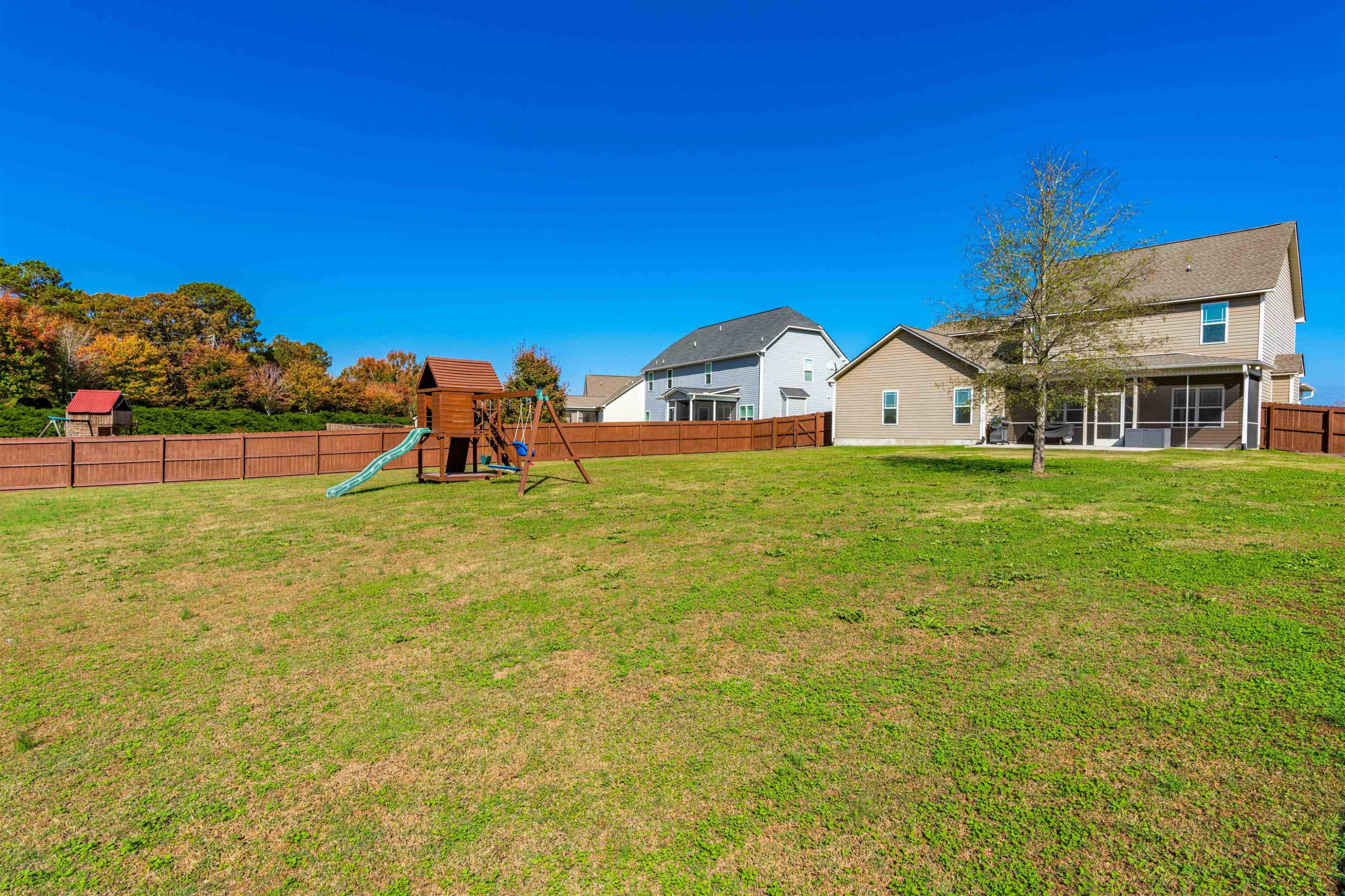 118 Colson Drive Garner, NC 27529 - Photo 2 of 47 a view of a house with a yard
