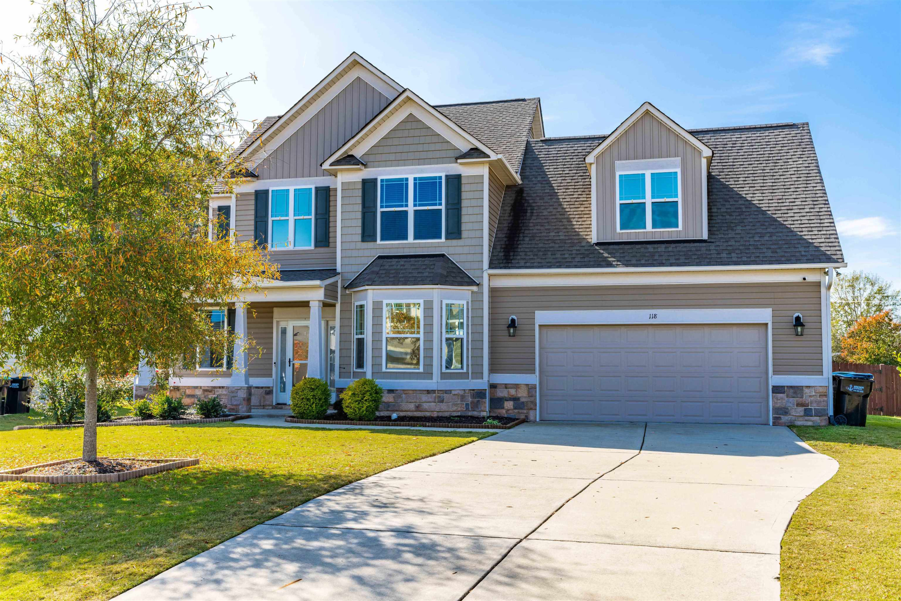 118 Colson Drive Garner, NC 27529 - Photo 47 of 47 a front view of a house with a yard