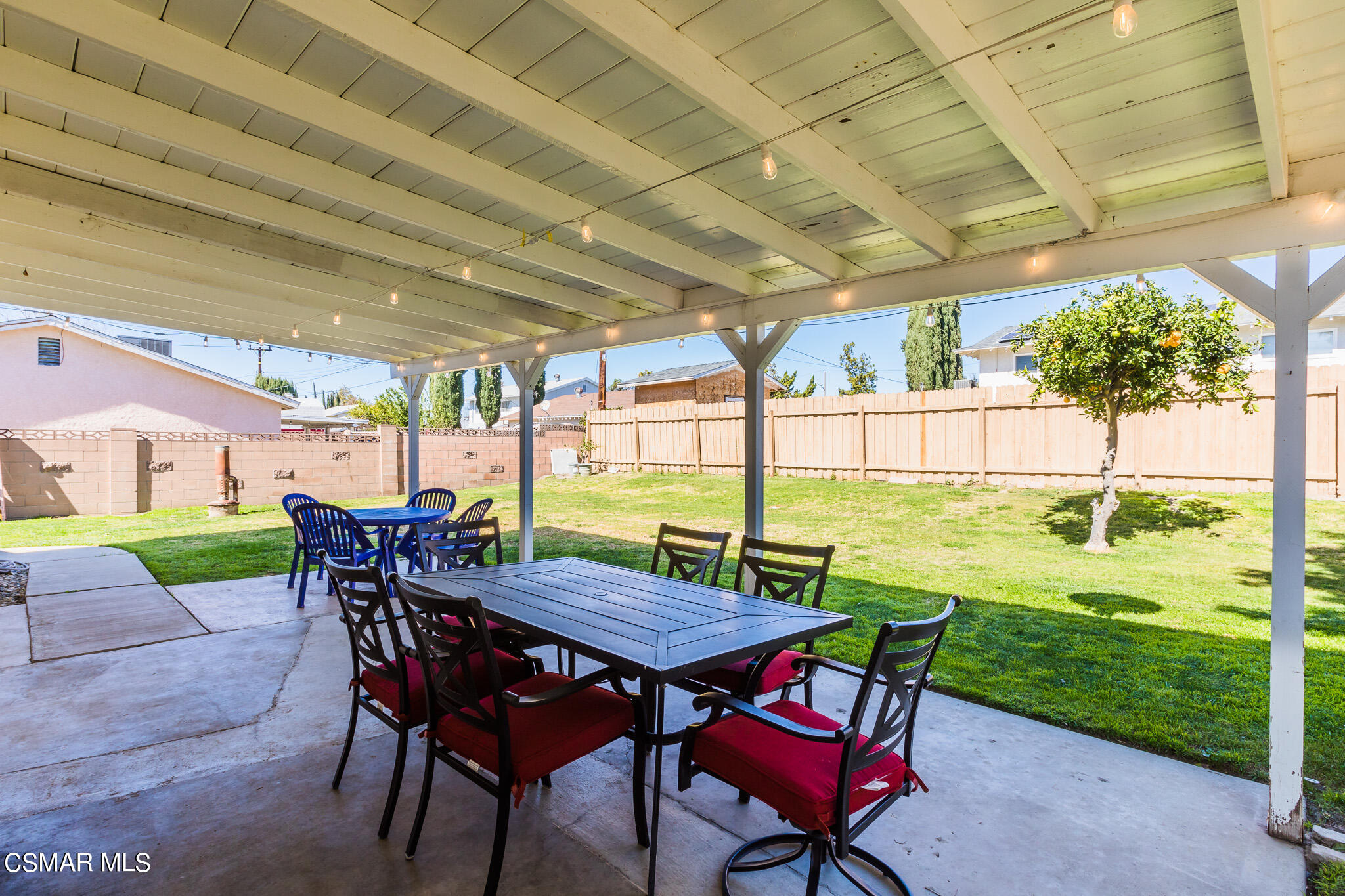 2149 Rhoda Street Simi Valley, CA 93065 - Photo 34 of 48 a view of a table and chairs in patio