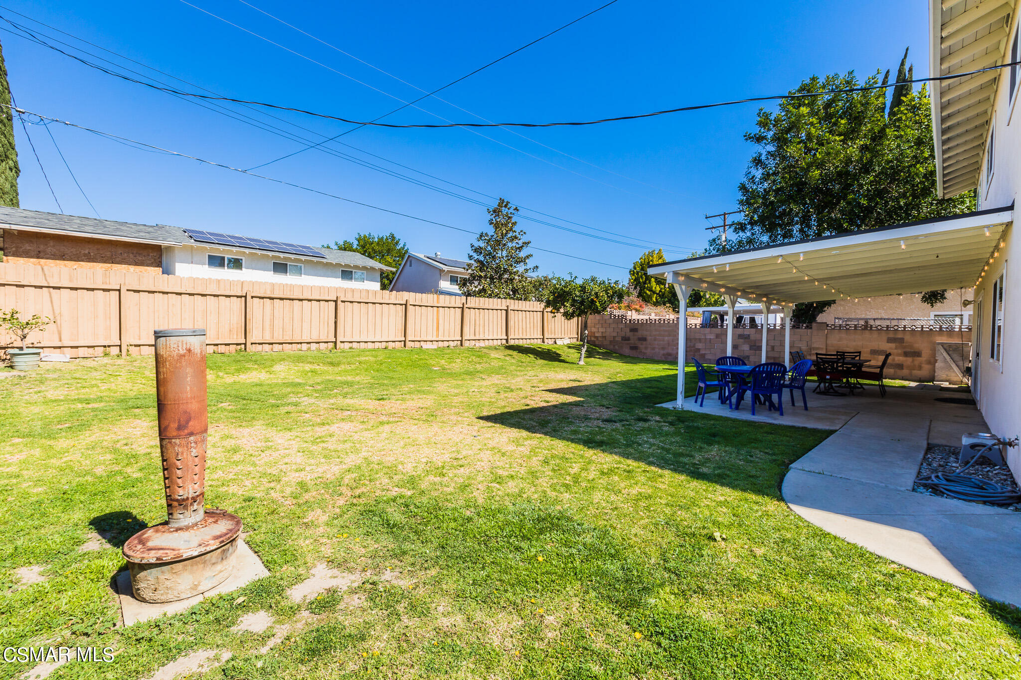 2149 Rhoda Street Simi Valley, CA 93065 - Photo 41 of 48 a view of a backyard with plants and a patio