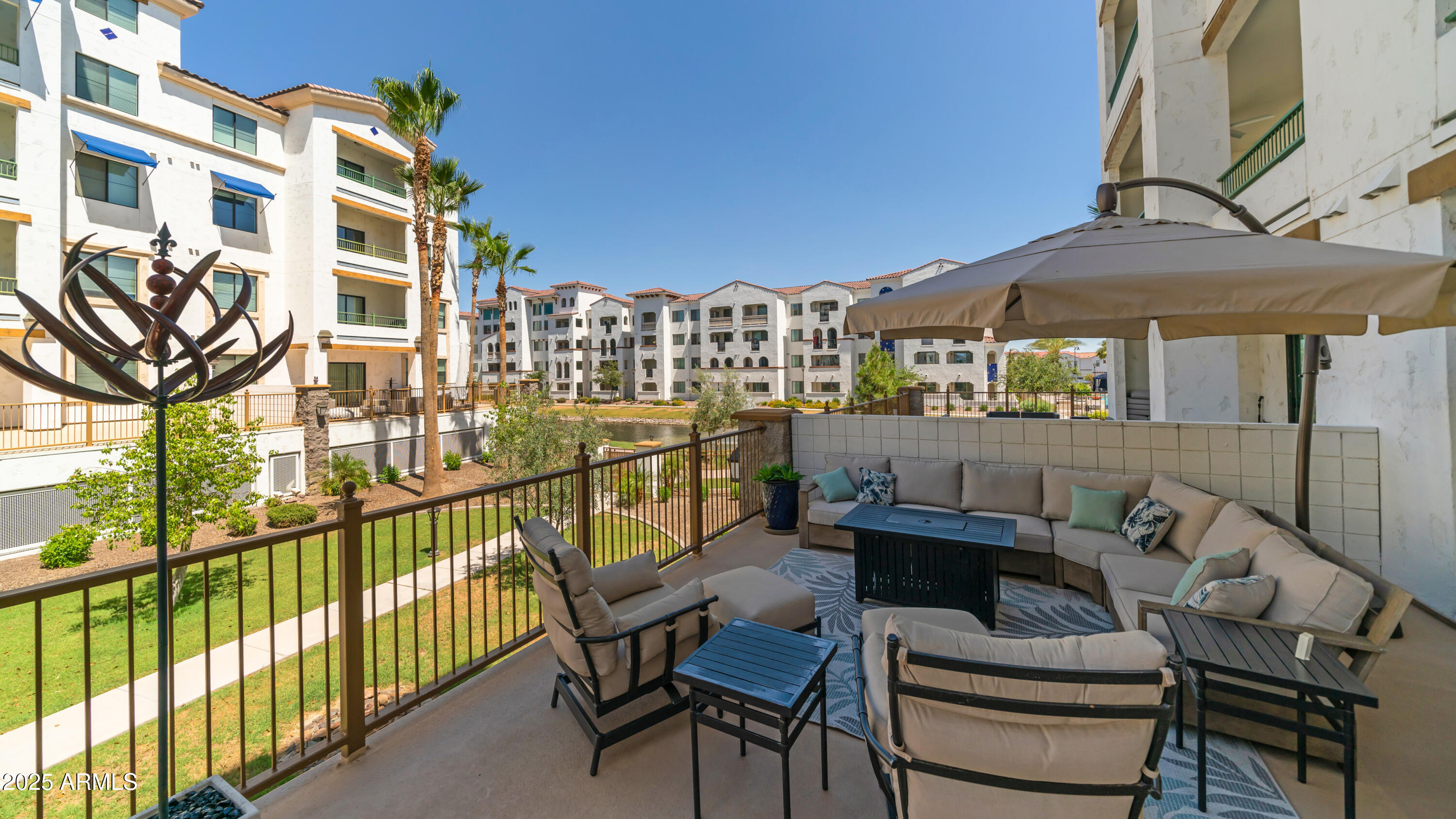 2511 West Queen Creek Road, Unit 166 Chandler, AZ 85248 - Photo 31 of 66 a view of a balcony with chairs