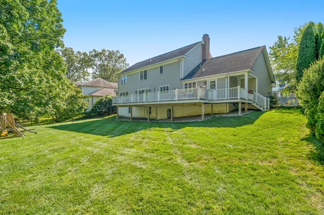 a house view with a garden space