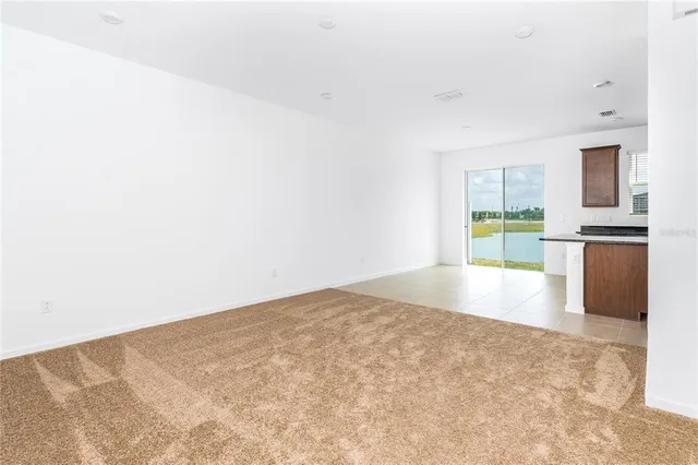 a view of a kitchen with a sink