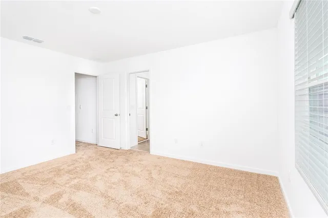 a view of an empty room