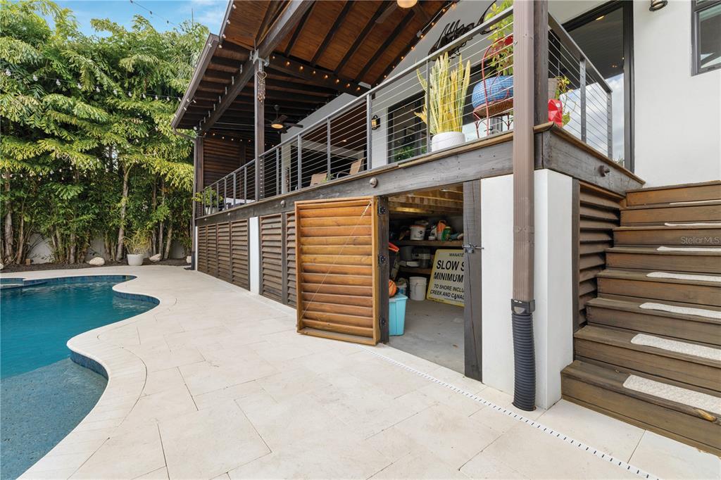 4806 West San Rafael Street Tampa, FL 33629 - Photo 32 of 60 a view of a house with stairs and a outdoor space