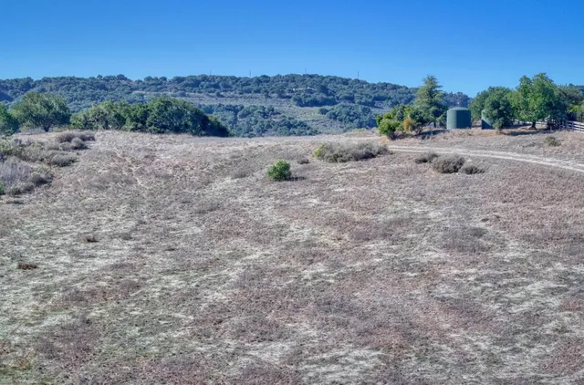 a view of an outdoor space with mountain view