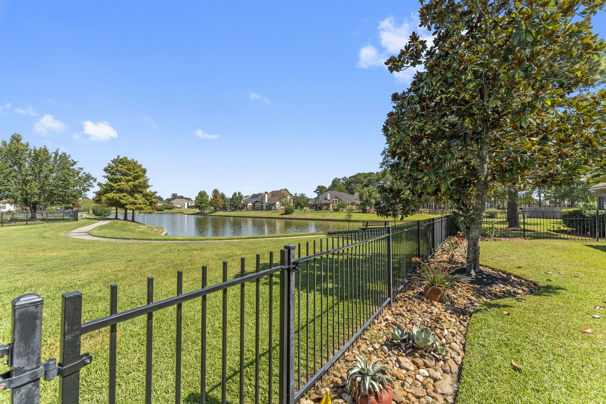 3131 Rustic Gardens Drive Spring, TX 77386 - Photo 23 of 39 a view of lake from balcony