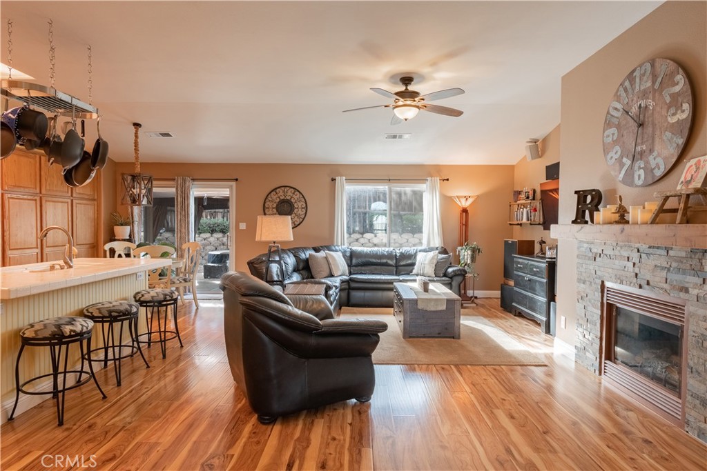 2660 Vineyard Circle Paso Robles, CA 93446 - Photo 5 of 39 a living room with furniture and a fireplace