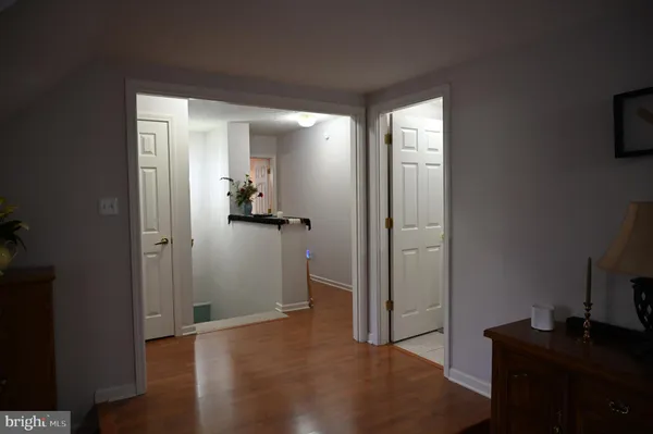 a view of a livingroom with a flat screen tv