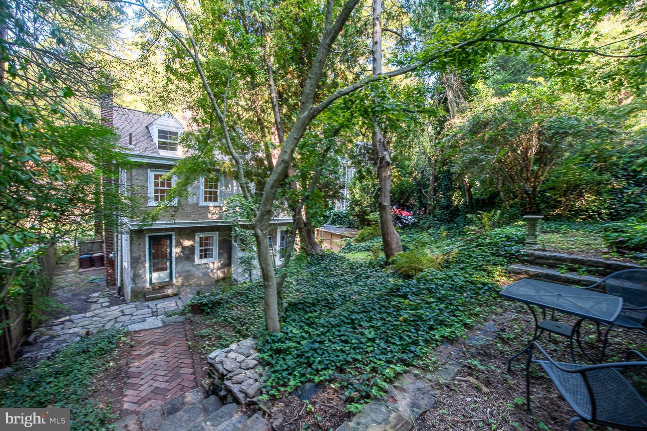 71 West Rose Valley Road Wallingford, PA 19086 - Photo 16 of 36 Back of house from 2nd terrace