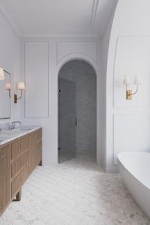 4049 Clover Lane Dallas, TX 75220 - Photo 13 of 33 a bathroom with a sink and a bathtub