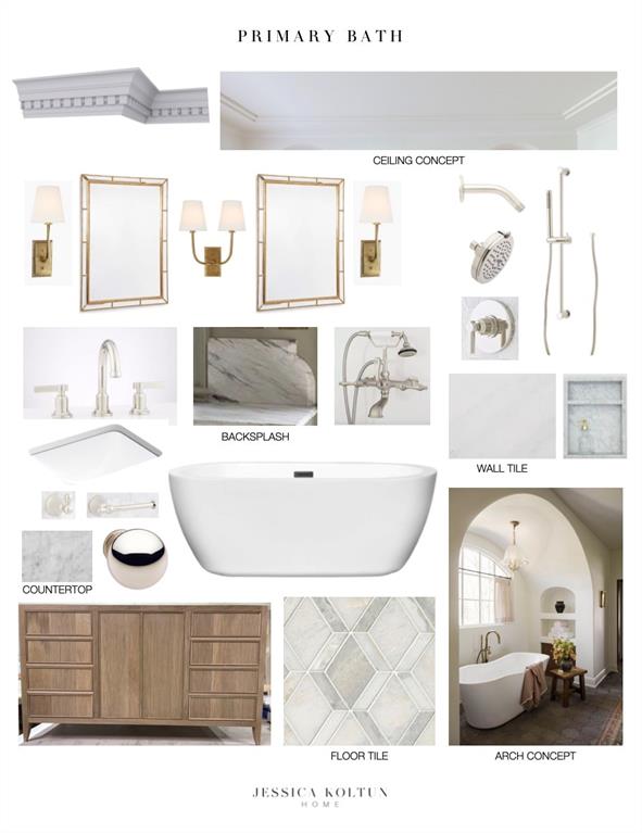 4049 Clover Lane Dallas, TX 75220 - Photo 25 of 33 a bathroom with a sink a mirror and a bathtub