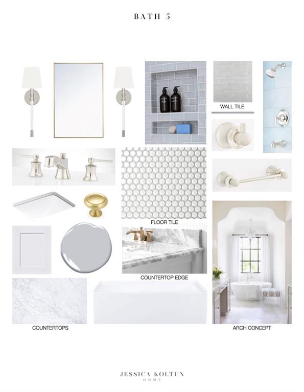 4049 Clover Lane Dallas, TX 75220 - Photo 29 of 33 a bathroom with a granite countertop sink and a mirror