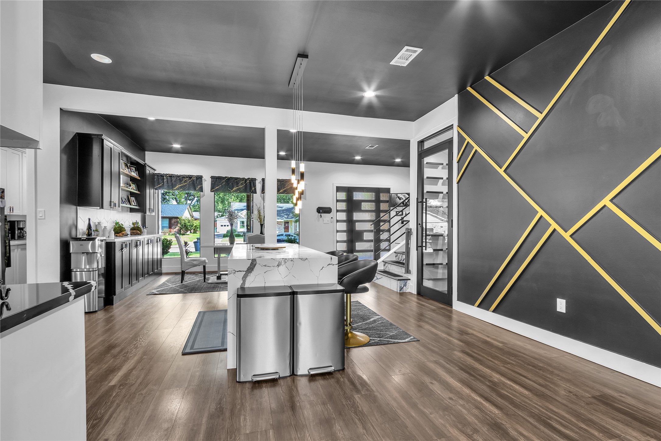 15406 Torry Pines Road Houston, TX 77062 - Photo 14 of 50 a living room with furniture and a wooden floor