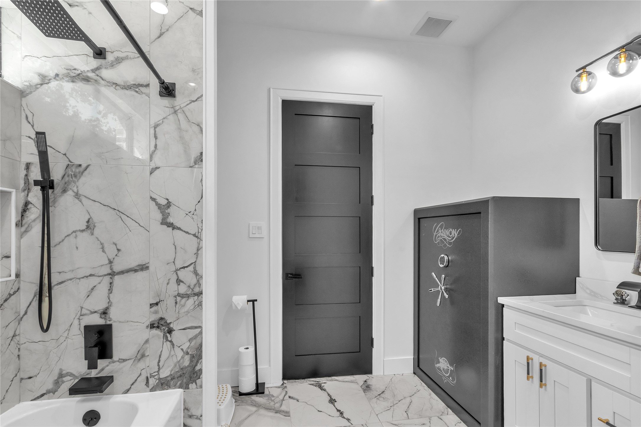 15406 Torry Pines Road Houston, TX 77062 - Photo 30 of 50 a bathroom with a shower and a sink