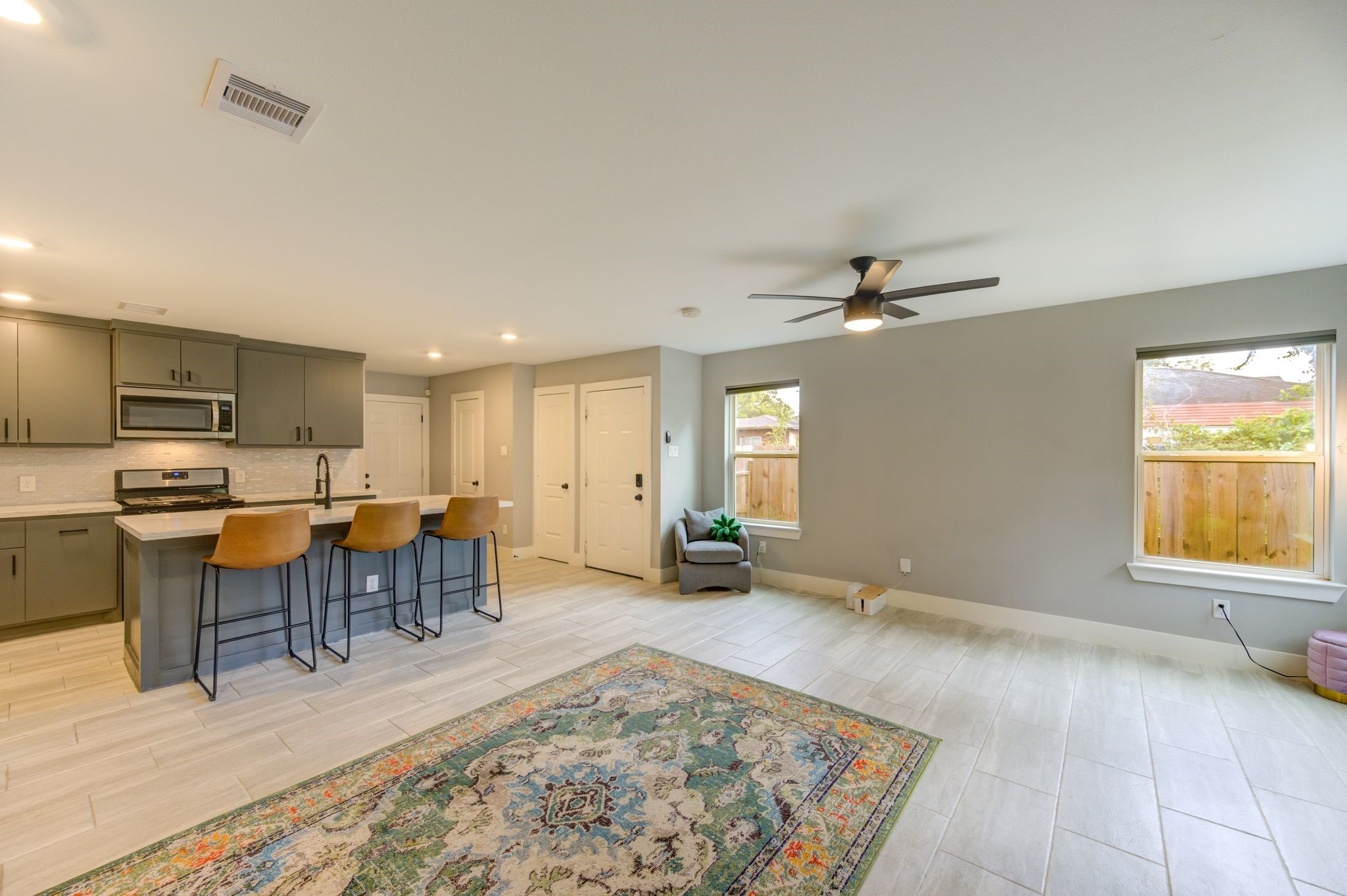 436 Owens Street Houston, TX 77029 - Photo 7 of 33 a view of a kitchen and dining room