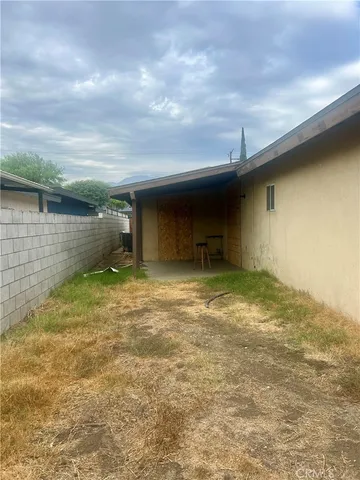 a view of outdoor space and yard