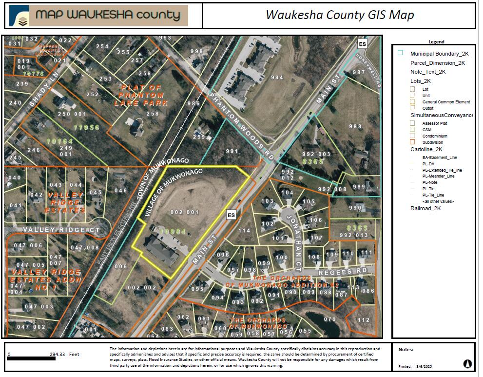 Pcl0 Main Street Mukwonago, WI 53149 - Photo 3 of 3 GIS full parcel