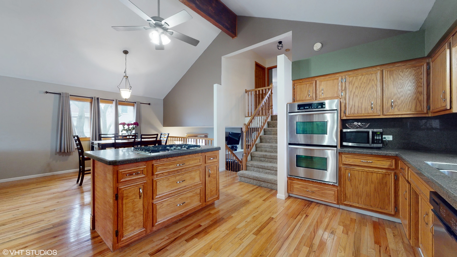 5054 Arrowhead Trace Oak Forest, IL 60452 - Photo 9 of 27 a kitchen with stainless steel appliances granite countertop a stove and a refrigerator