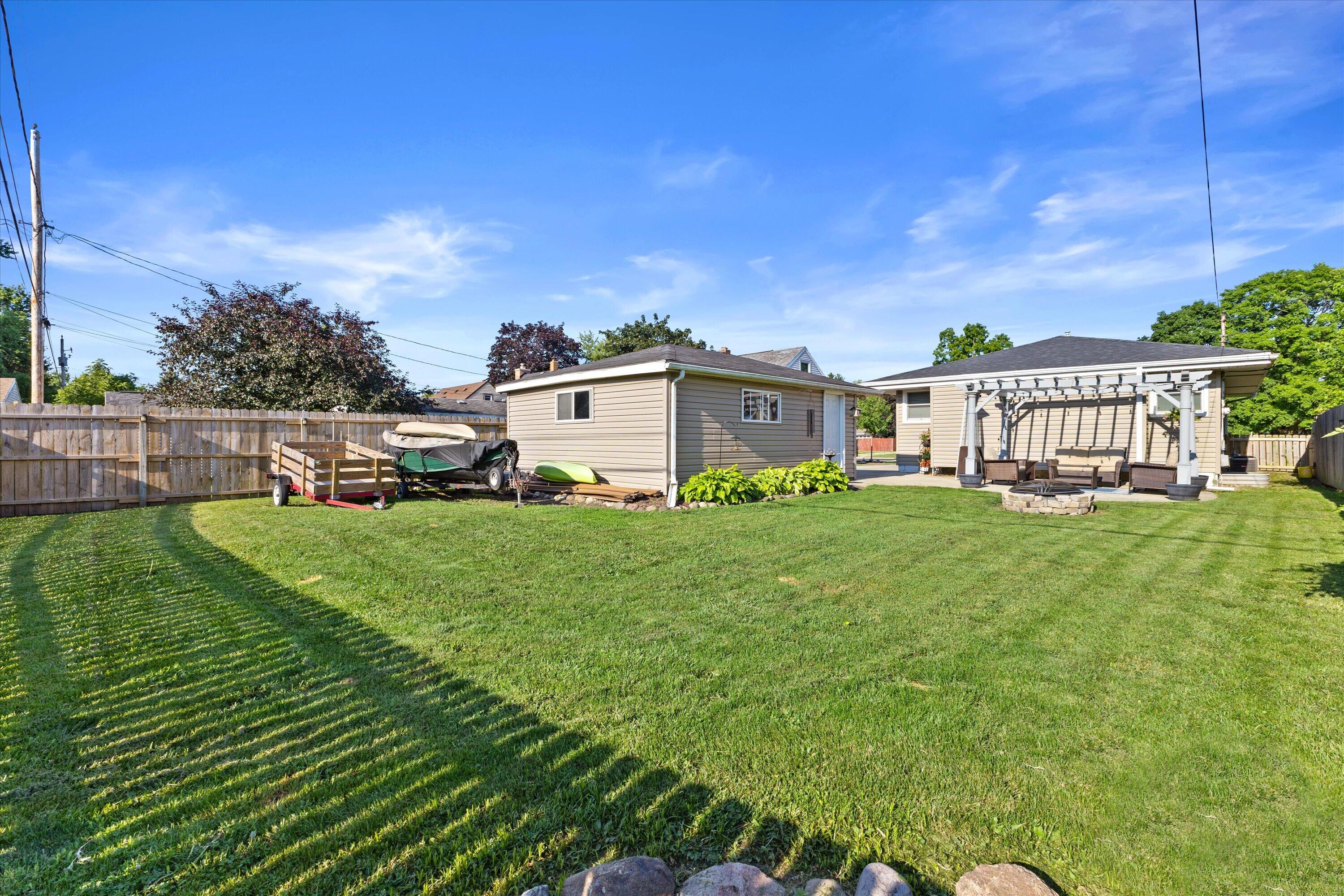 1305 Center Street Union Grove, WI 53182 - Photo 4 of 27 Spacious Backyard