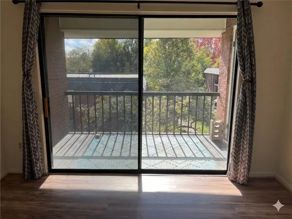 a view of wooden floor