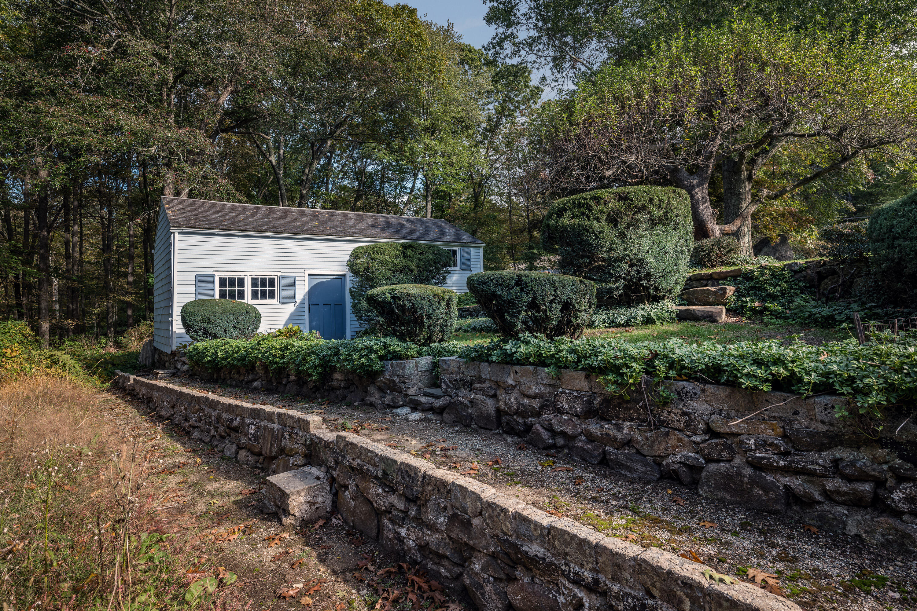 176 Michigan Road New Canaan, CT 06840 - Photo 34 of 42 Original Pool House with Half Bath