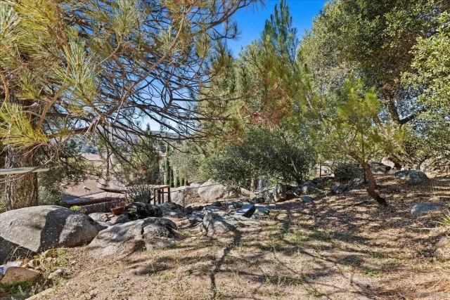 a view of outdoor space with seating area