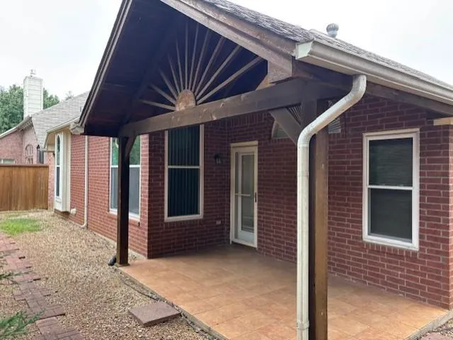 a view of a house with a door