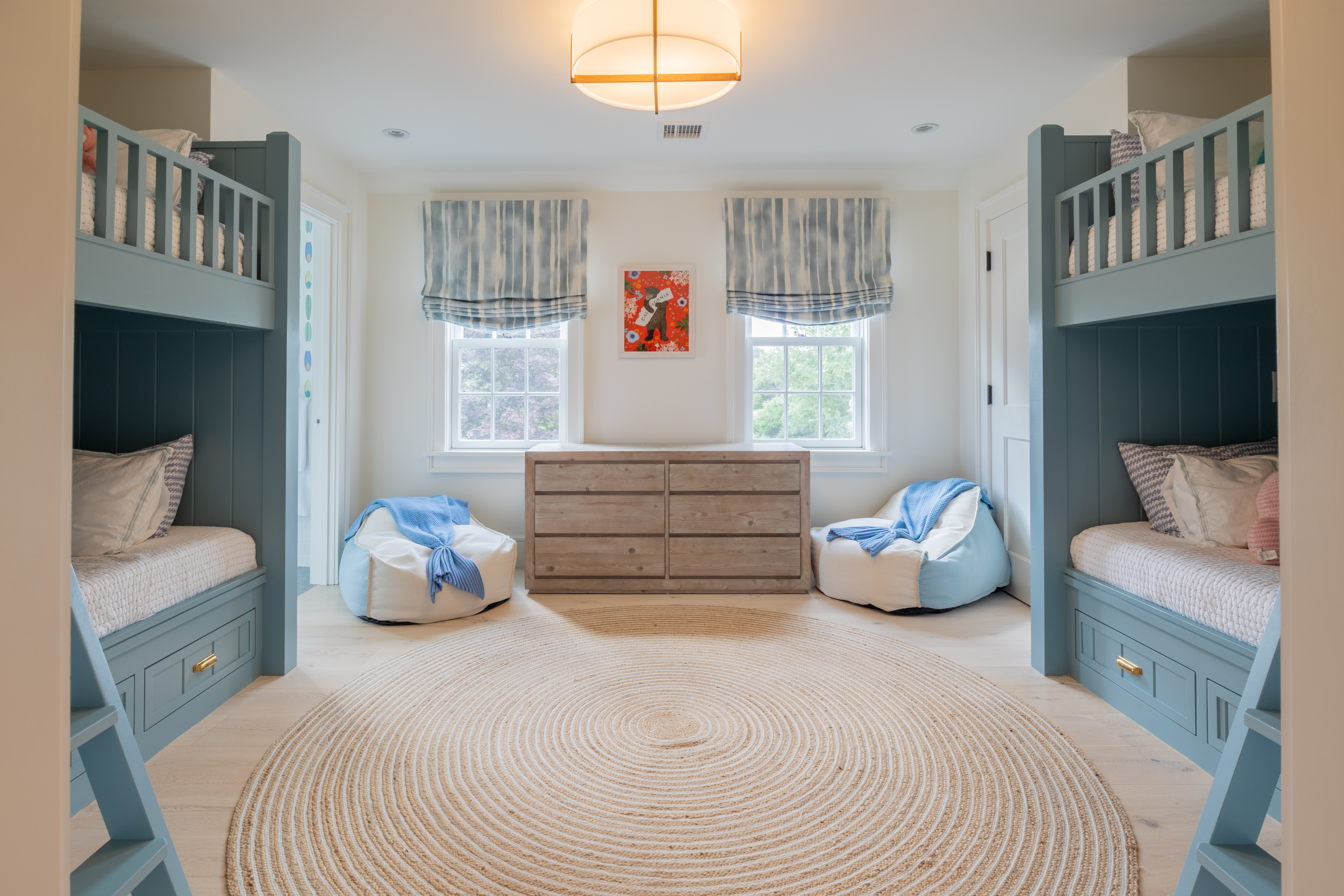 8 High Brush Path Nantucket, MA 02554 - Photo 35 of 49 Guest Suite Two, children's double bunk room.