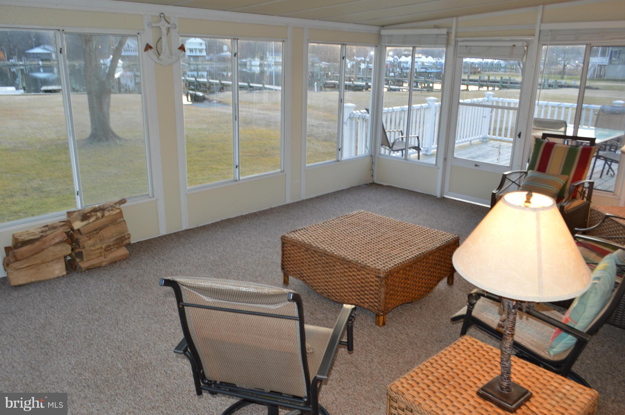3747 Clarks Point Road Baltimore, MD 21220 - Photo 14 of 30 View of Covered Porch Waterfront Side