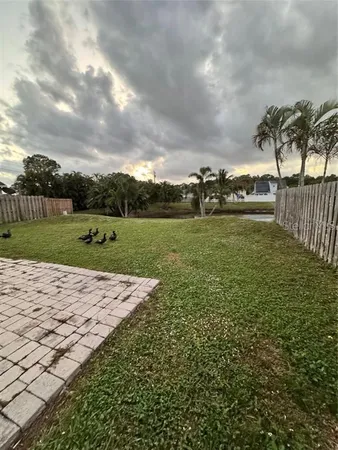 a view of a grassy field