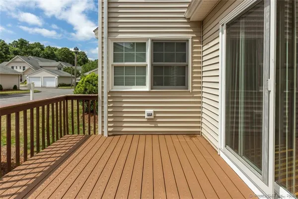 a view of a house with a deck