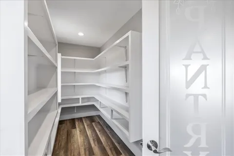 a view of a walk in closet