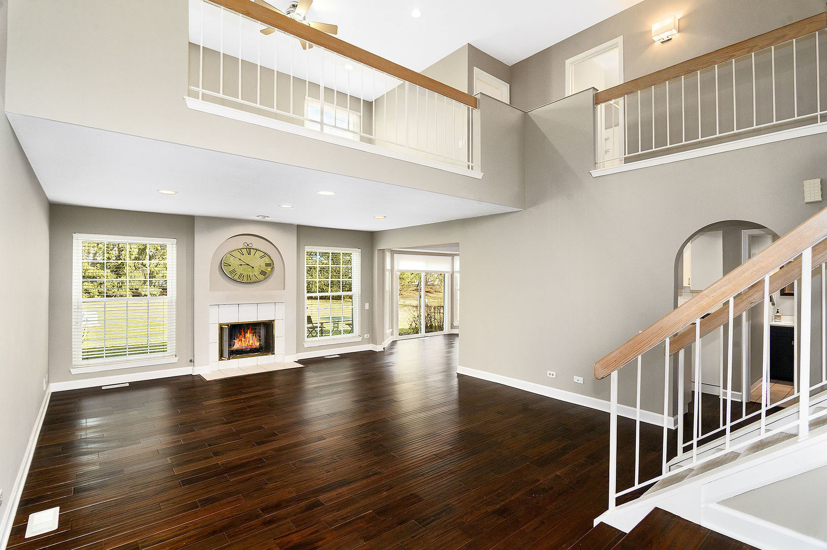 1516 Diamond Drive Hoffman Estates, IL 60192 - Photo 2 of 20 a view of a hallway with wooden floor