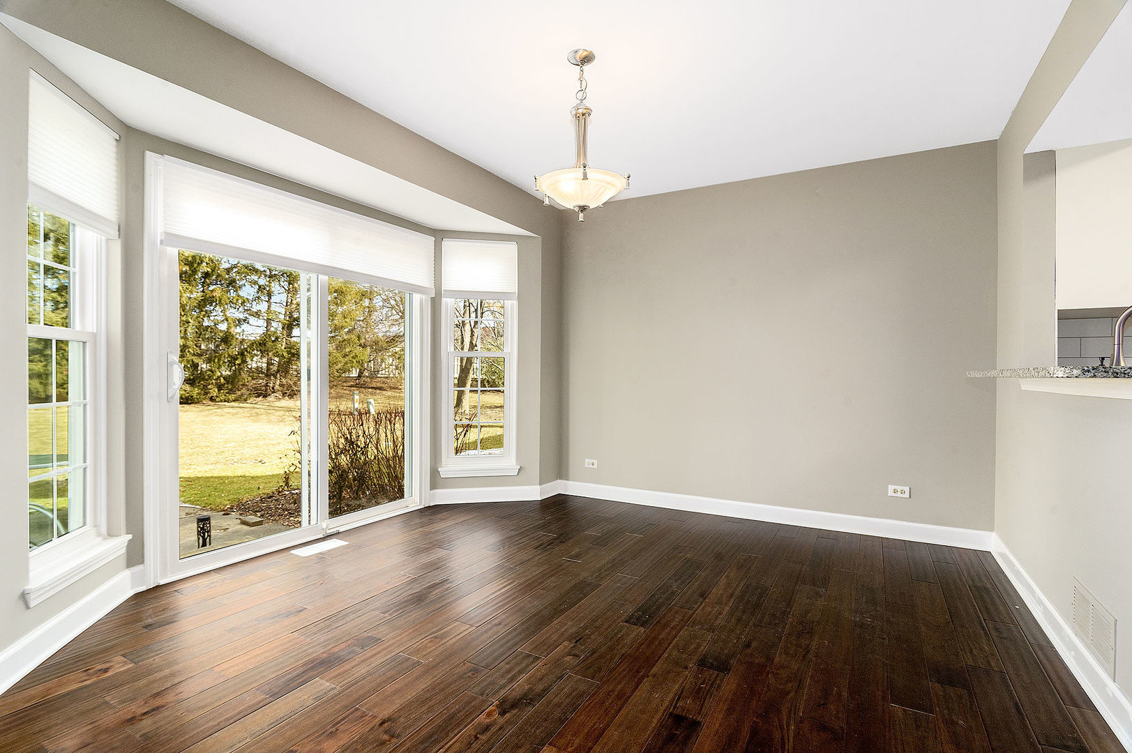 1516 Diamond Drive Hoffman Estates, IL 60192 - Photo 5 of 20 a view of an empty room with wooden floor and a window