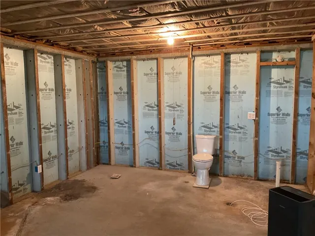 a view of water heater room