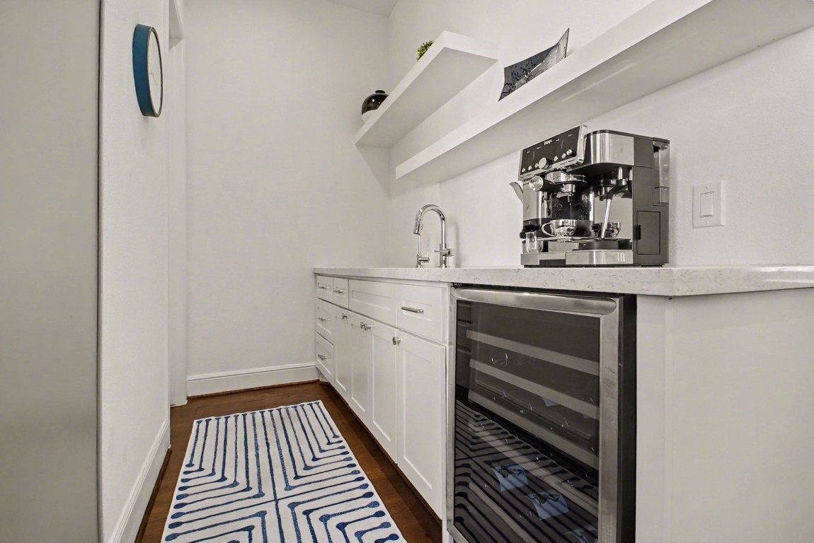 3507 Ridgeway Valley Lane Houston, TX 77055 - Photo 8 of 50 Enjoy the butler's pantry/wet bar with a built in beverage refrigerator and 2nd sink. There is also a very large walk in pantry.