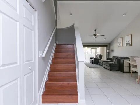 20851 Boca Ridge Drive North Boca Raton, FL 33428 - Photo 12 of 36 a view of a livingroom with furniture and a ceiling fan