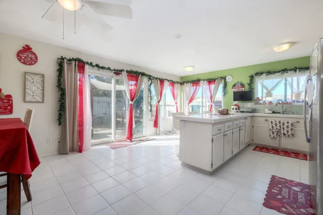 a very nice looking room with a large window