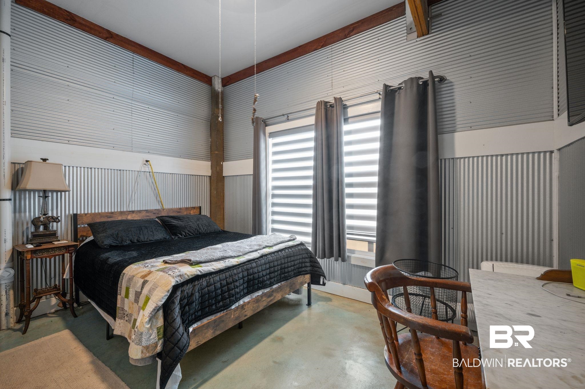 3840 Cotton Way Orange Beach, AL 36561 - Photo 57 of 75 Bedroom with concrete floors